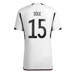 Tyskland Niklas Sule #15 Replika Hjemmebanetrøje VM 2022 Kortærmet